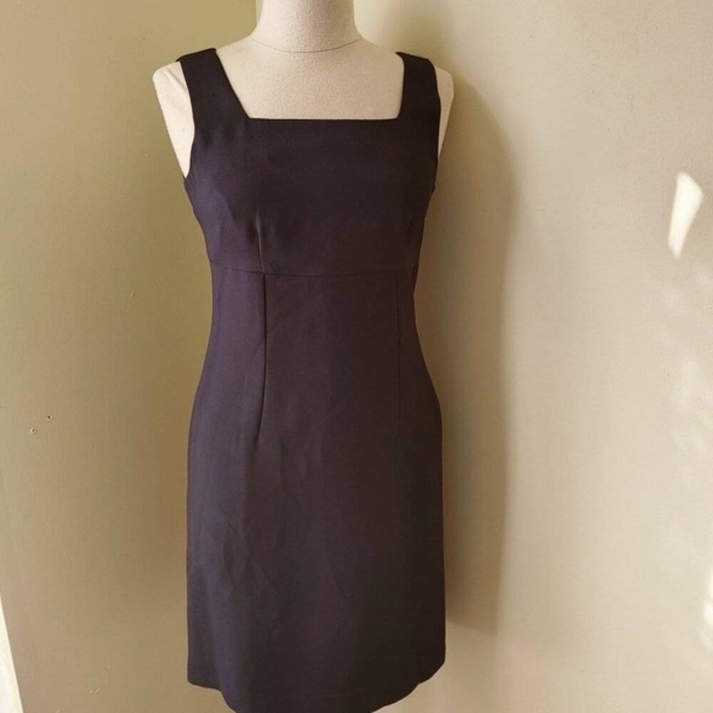 Navy Blue Knee High dress by‎ First In Fashion made Bulgaria